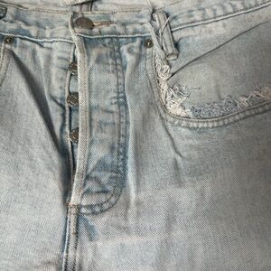 Guess Blue Boyfriend Jeans with Vintage Wash